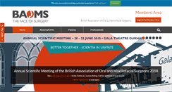 Desktop Screenshot of baoms.org.uk