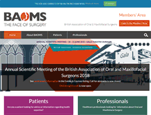 Tablet Screenshot of baoms.org.uk